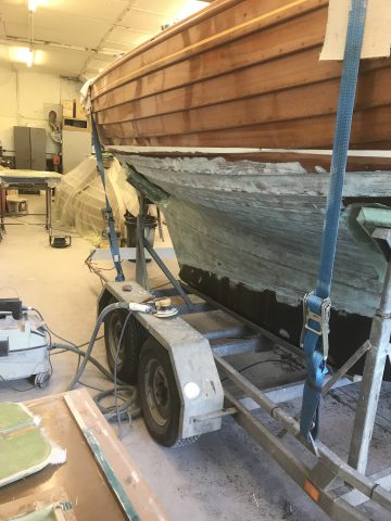 Nordic Folkboat Hull Preparation