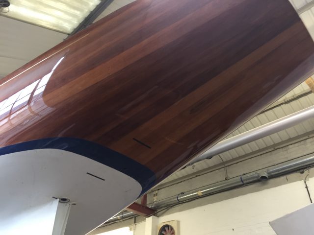 A 6 mtr classic given a new keel and general refit